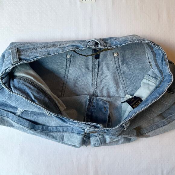 Highway Jeans Women’s Frayed & Light Waxed Denim Shorts Size 9, Blue - Picture 10 of 11